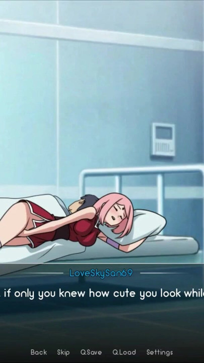 Oduševljen trenutak iz filma "Kunoichi trener - Naruto trener (Dinaki) deo 99 Sakura goli doktor od loveskysan69"