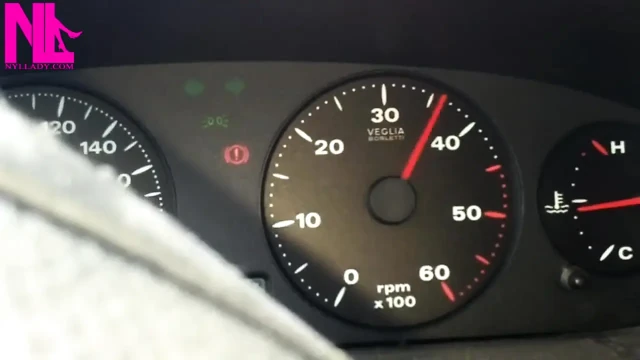 Revving and Pedal Pumping in Black Flip Flops