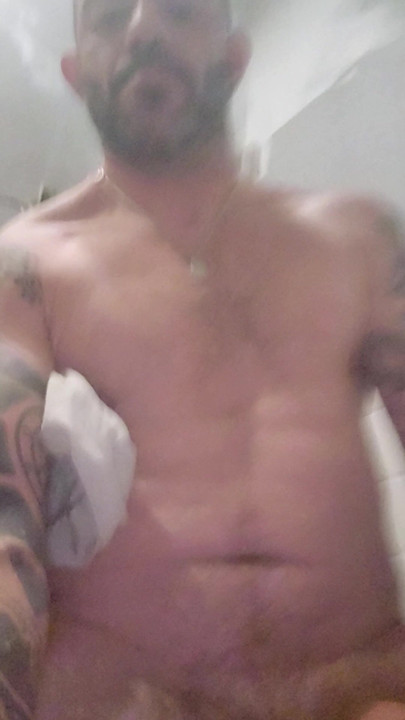 Jerking off in the bathroom.
