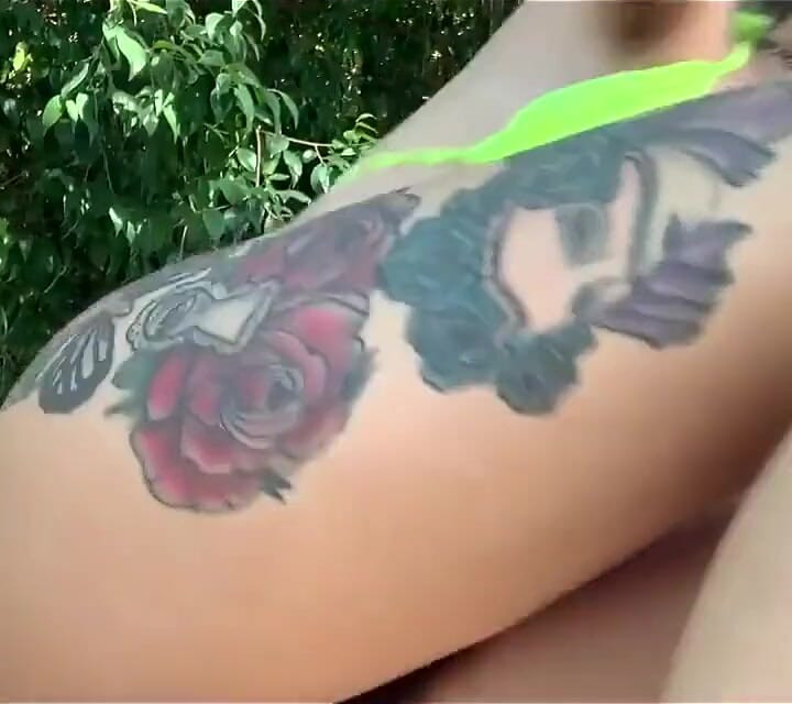 Hairy Bikini Anal Butt Plug Masturbation