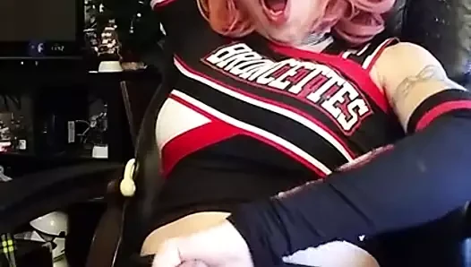 Bad Cheerleader Cum Shot! by vikkicd16