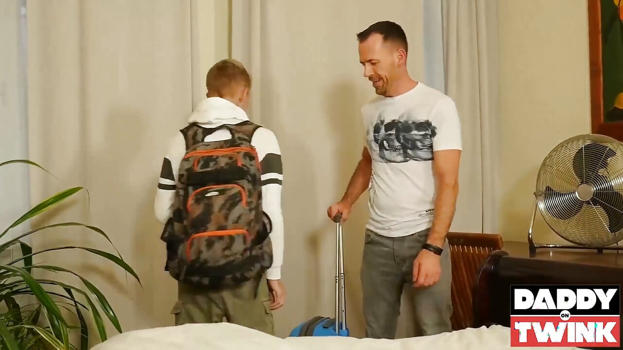 Daddyontwink Blond Stepson Dominik Black Seduces Stepdad Dave London Into Sex
