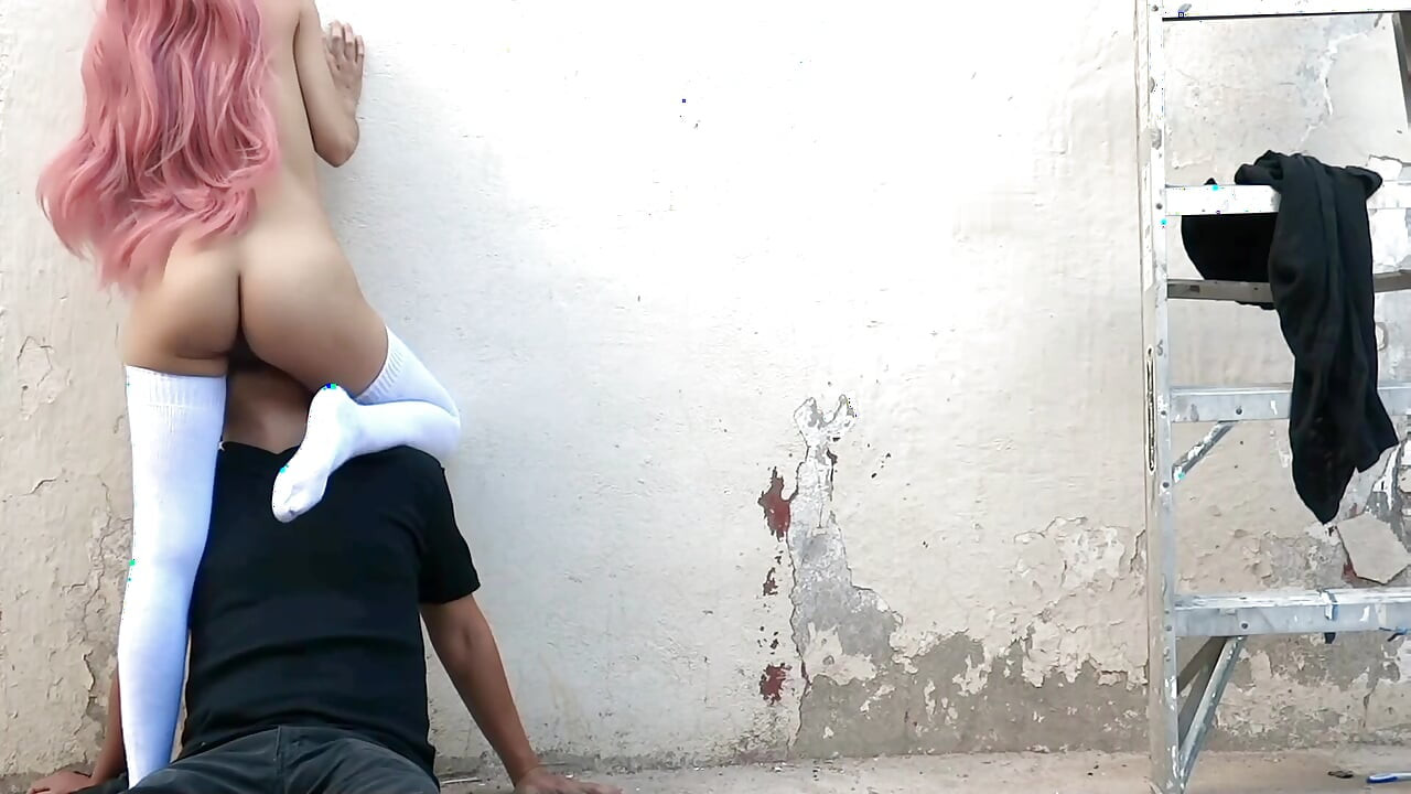 Squirting on My Boyfriend's Face in a Public Alley
