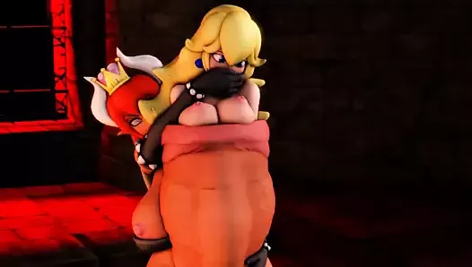 Bowsette se fait baiser par la bite