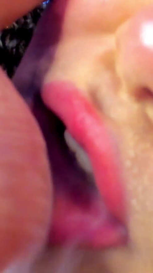 I smoke my cigarette while sucking your delicious cock | Clip 1