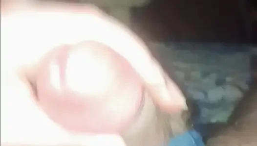 Edging hubby after days in chastity. I think he's excited