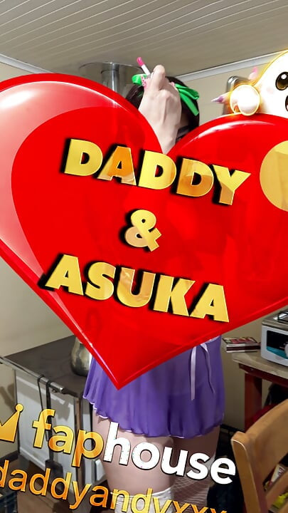 Asuka cosplay als Daphne! Hinter den kulissen...