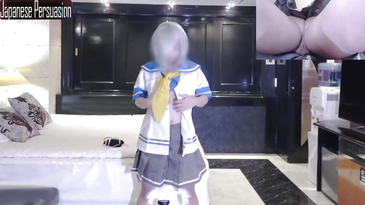 G-cup Waistline Perfection in Cosplay, Solo Charm Captured Through a Playful Private Moment Angle1