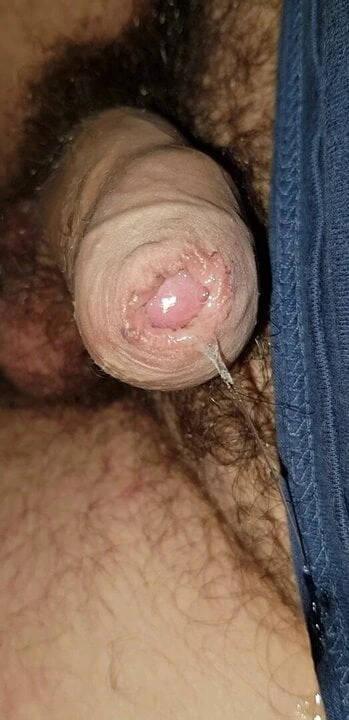 Boy cum at bed