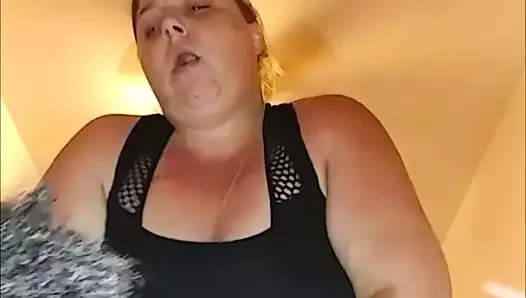 Big Belly BBW Milf Rides Dick Until She Has Major Orgasm