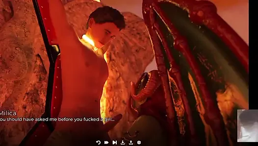 Succubus Jahat Mengikatku Dan Menyepongku Sementara Pacarku Selingkuh Dengan Sahabatku!
