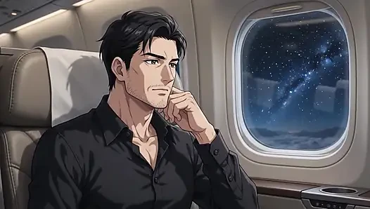 Mitternacht erste klasse Eine ruhige romantik über den wolken