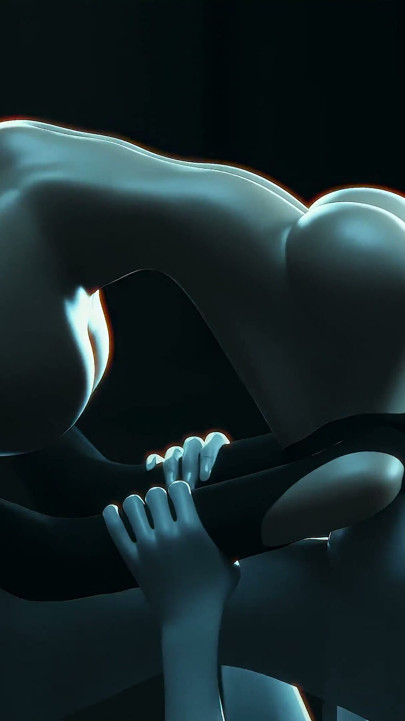 Riley the Ghost Gal Fucked by Futanari Big Dick Silver Lady - 3D Animation