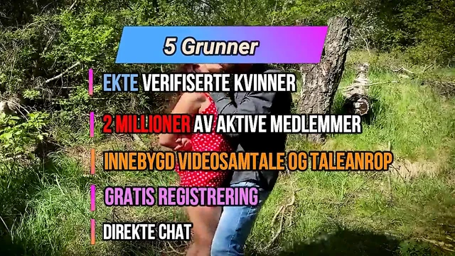 brakte sin scoresister inn i skogen og knullet hardt i anal