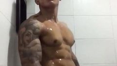 Hot Muscular Stud Sweats In Sauna At The Gym Up Close Lust