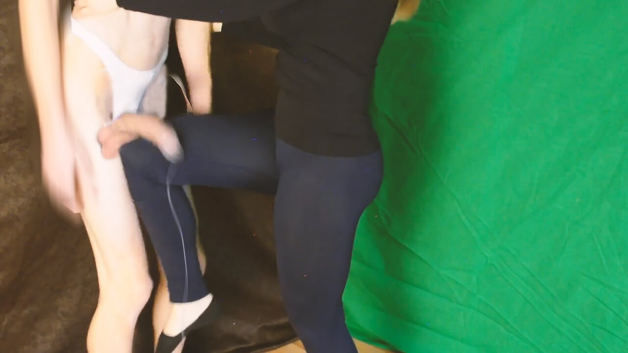My stepmom is trying to knock the cum out of my balls.