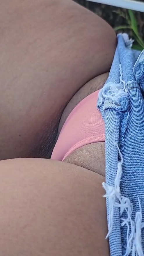 Don't click, if you don't like a chubby girl showing her panties | Clip 2