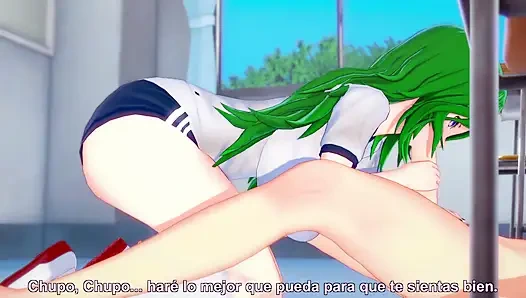 Heiße hentai-schulmädchen, zwei szenen +18