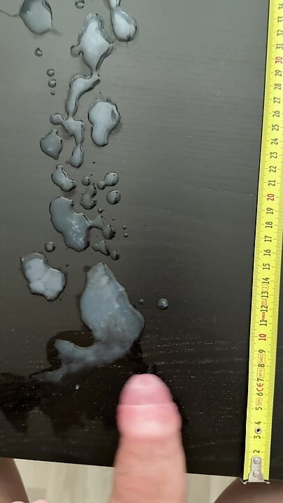 Shooting my sperm 1 meter!