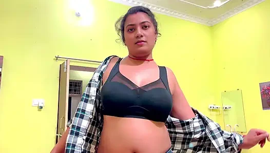 Putri tiriku ketakutan, kami berbagi tempat tidur single, audio hindi penuh malam penuh