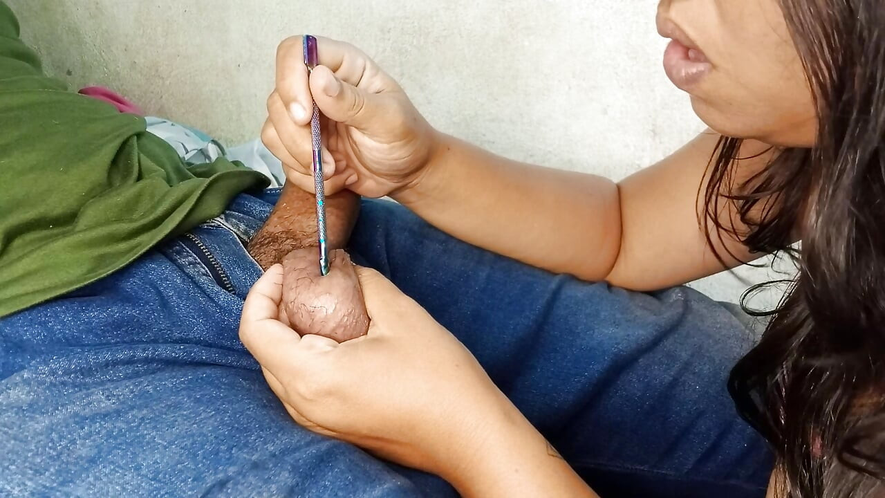 role-playing: the young substitute teacher shows me what a circumcision procedure would be like
