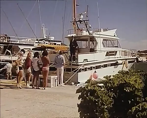 Ship scene from Vacances a Ibiza (1981) with Marylin Jess