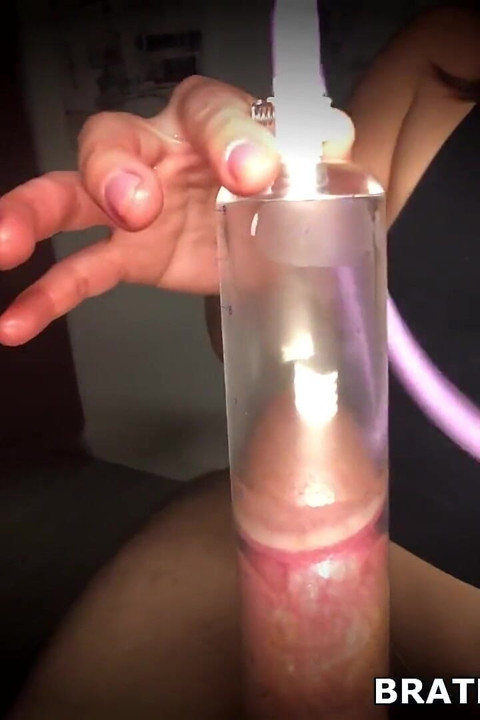 Gay Cock Training: Penis Pump Session
