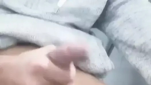 Gay boy playing with his dick