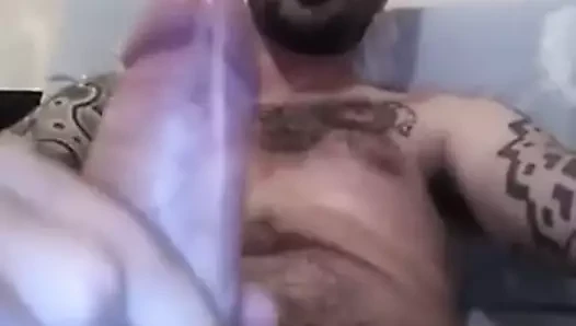 Düz İtalyan dövme mastürbasyon kapalı ve inilti