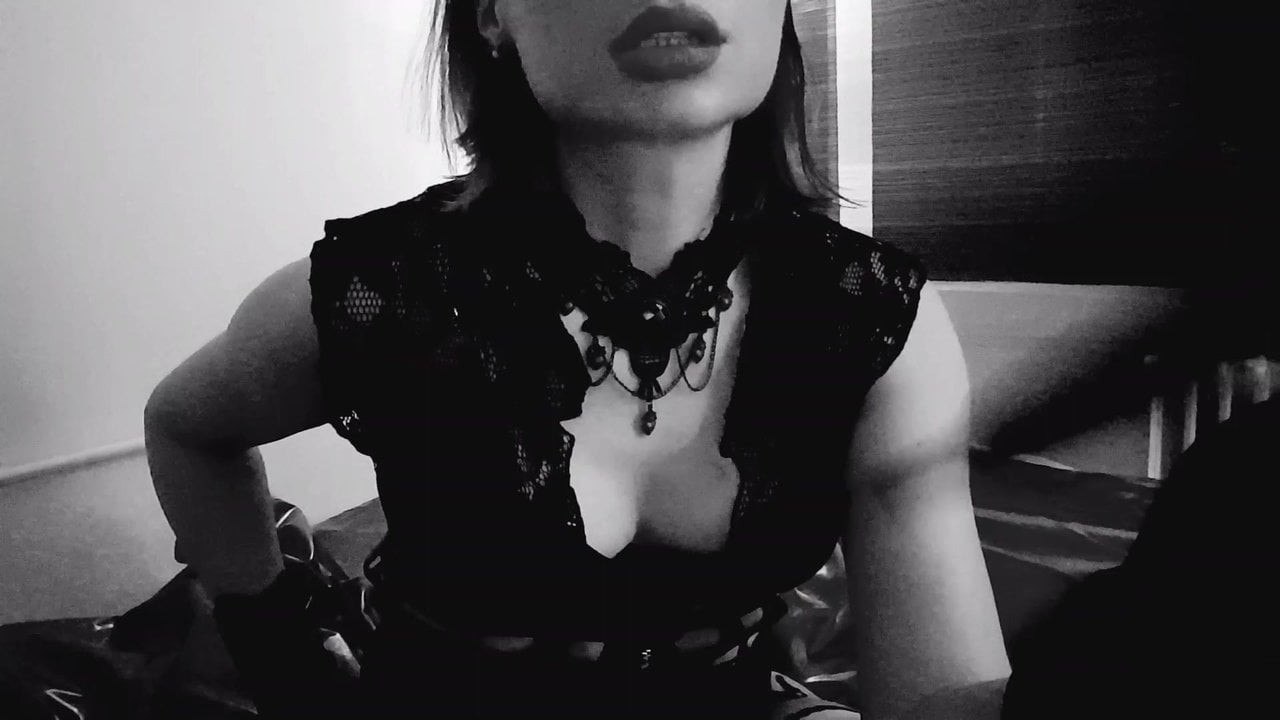 Miss Emma with whip