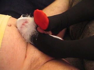 stockings and marabous