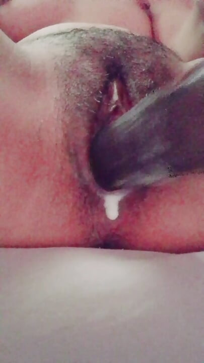 Asian teen secretly fuck herself with a dildo