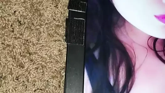 sissy içinde topuklu haraç bir kraliçe