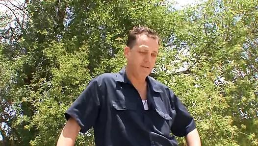 Cuckold catches his beautiful young brunette woman being a slut with a real man