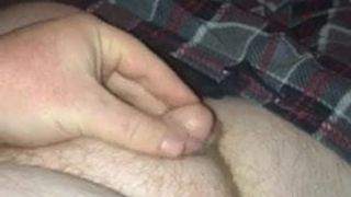 Soft stroking with spit