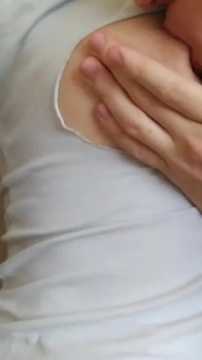 Iconic moment from "Ripped clothes to suck natural big tits. Horny nipples"