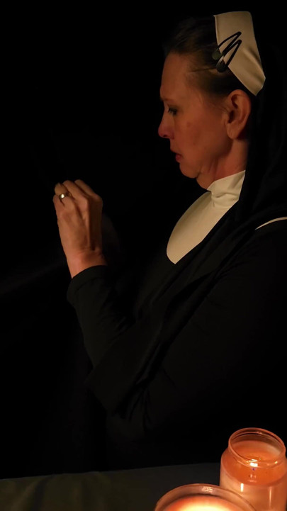 A Sexy MILF Nun is Seduced by Her Priest While She Prays and Worships At The Alter Of His Cock. "IN HIS NAME" | Clip 1