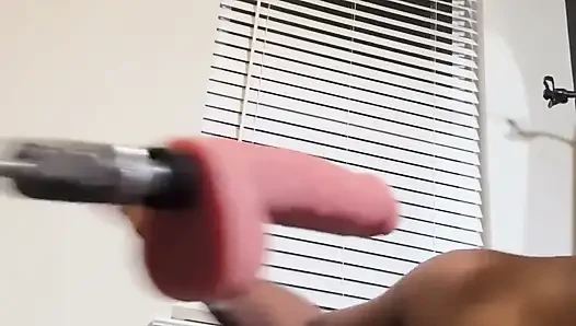 Ebony Fucks Throat and Squirt Uncontrollably