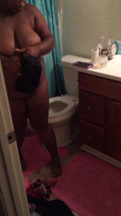 Svart bbw