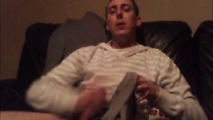 Dr.Jones jerks and cums on boxers