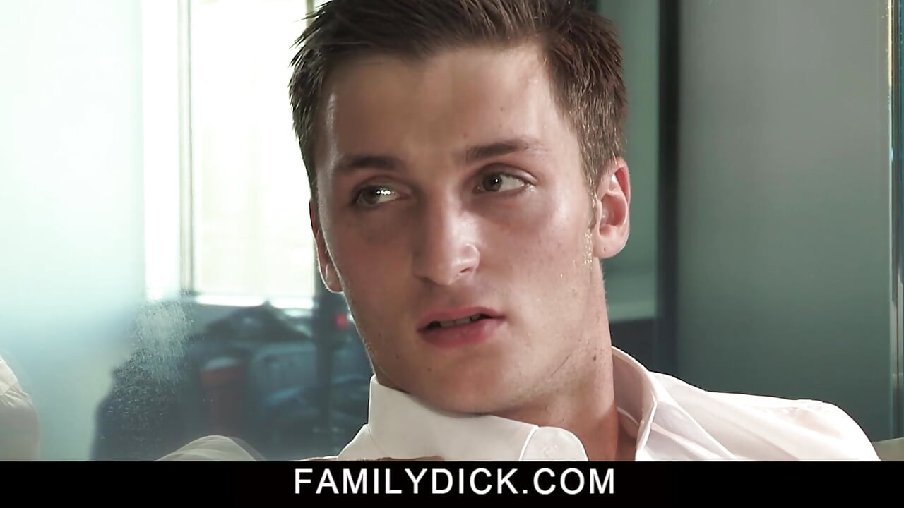 Concerned stepdad Bill Farnsworth taking care of stepson on his wedding night