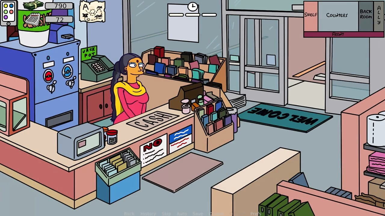A Simpson Simpvill 9. rész Folyamatban lévő munka. szerző: Loveskysanx