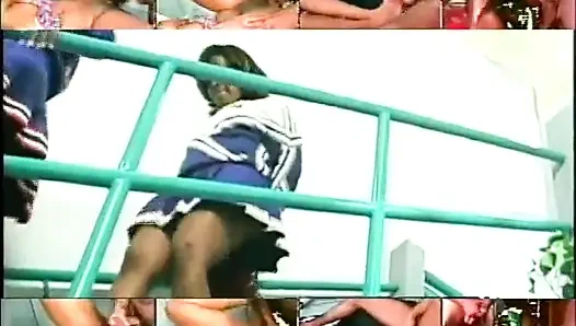 Чирлидерши в действии... Трахаю киску, сосу большой черный член