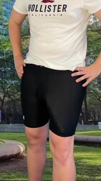 Key moment from "Monster cock cyclist public dick flash cum in tight pants"