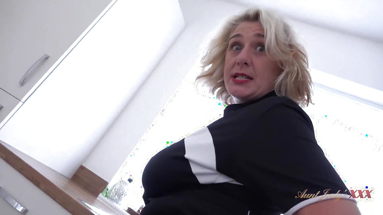 AuntJudysXXX - Busty BBW bombshell Camilla jacks you off & sucks your cock