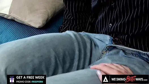 WE SWING BOTH WAYS - Man Joins For Hardcore Bisexual Threesome With Anal And Double Penetration