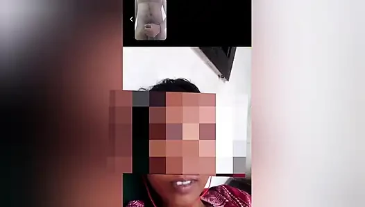 Video call sex Indian wife bhabhi ji ka mu me lena bhabhi
