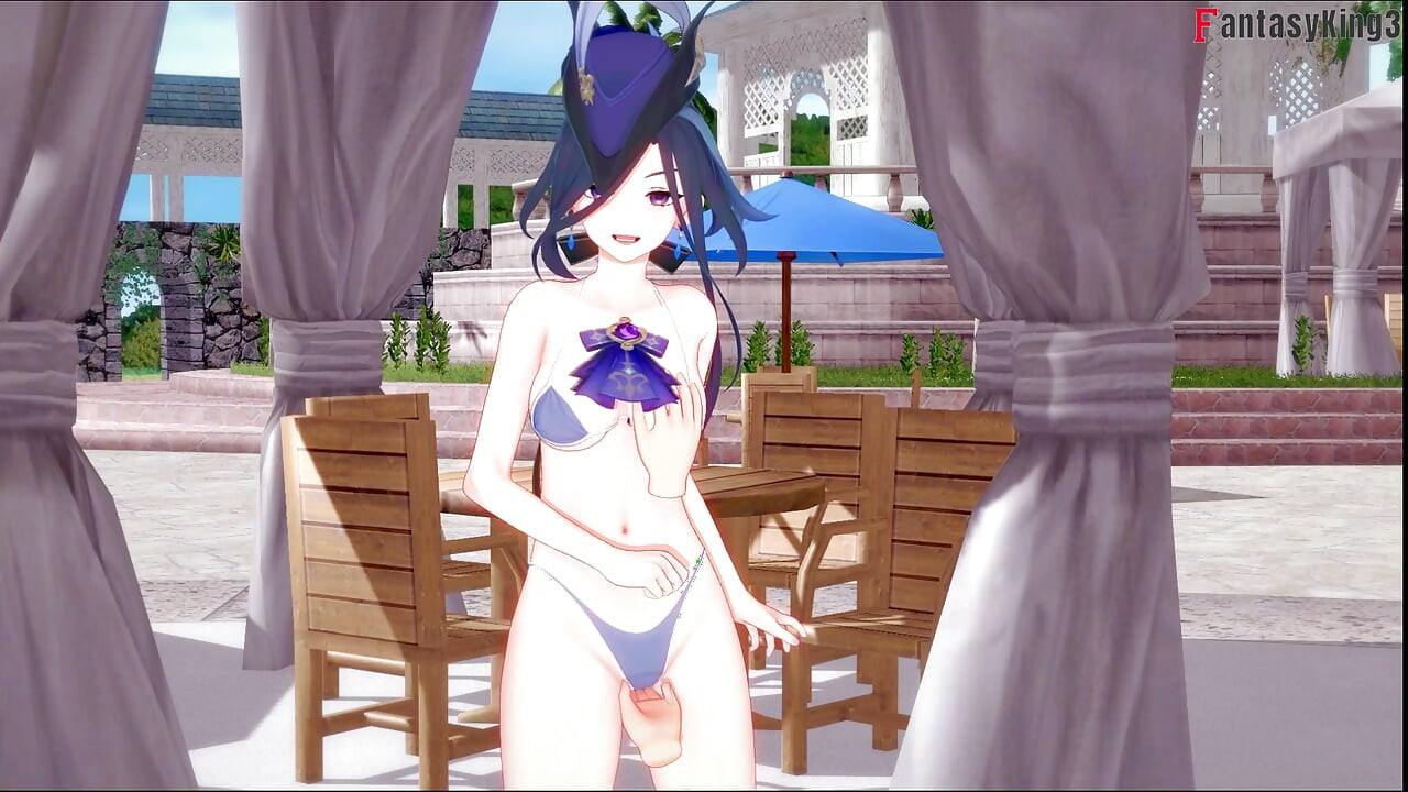 クロリンドのビキニフェラチオ - 原神