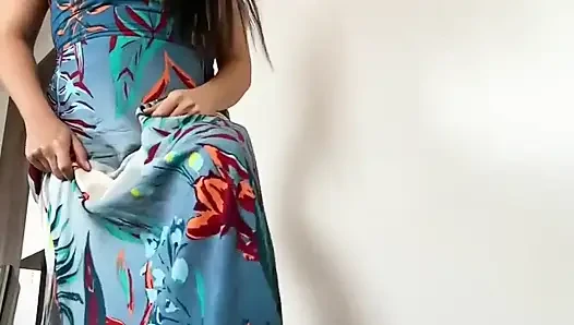 Cock crush 7 - göttin Kiffa in sexy blauen Schutz sandalen 7