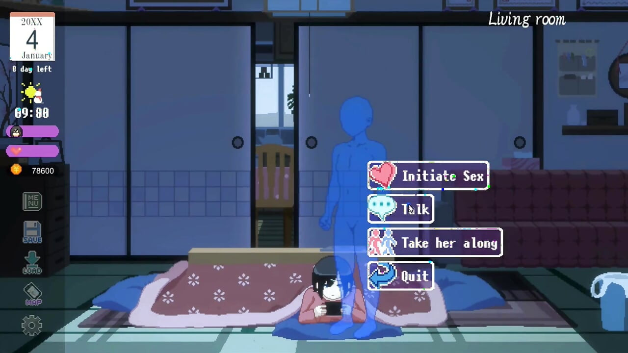 Hentai-peli - Povekkaat isot tissit ja paksu perse tyttö hardcore seksikohtaus talvella